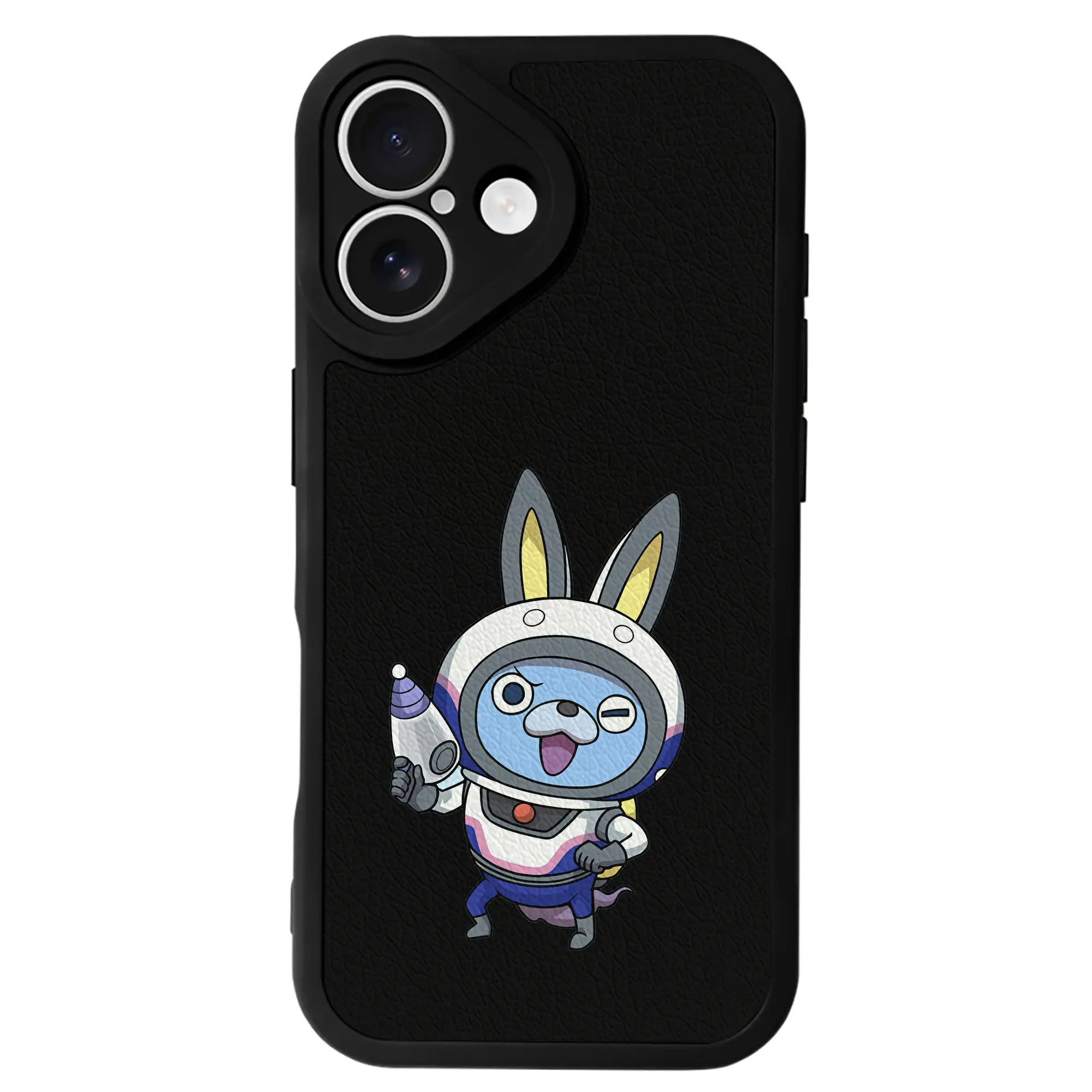 妖怪ウォッチ グッズ,USAピョン - IPhone 16シリーズ対応 ・ シリコンスマホケース ・ レザー調 ・ 高精度フィット ・ 耐衝撃 ・ ワイヤレス充電対応 ・ 精密カット